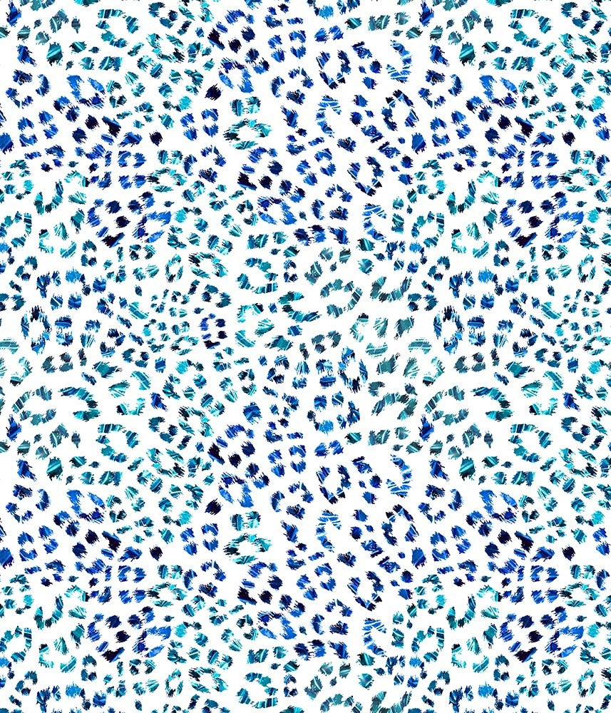 light blue cheetah print