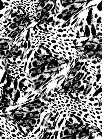 Animal Medium Leopard Swoosh Black/White P