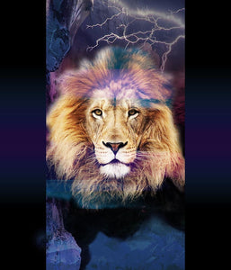 Animal Placement Lion Majesty Blue P
