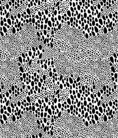 Animal Large Cheetah Beauty Marks Black/White P