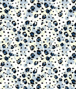 Animal Medium Leopard Stroke Spots Blue P