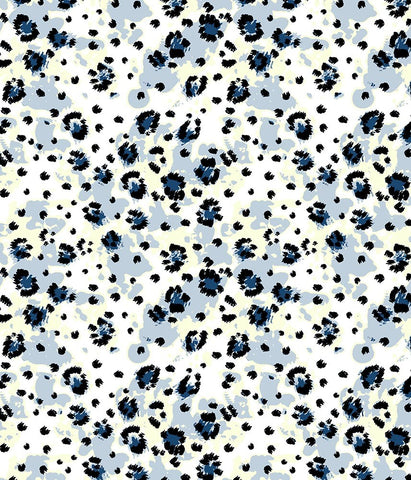 Animal Medium Leopard Stroke Spots Blue P